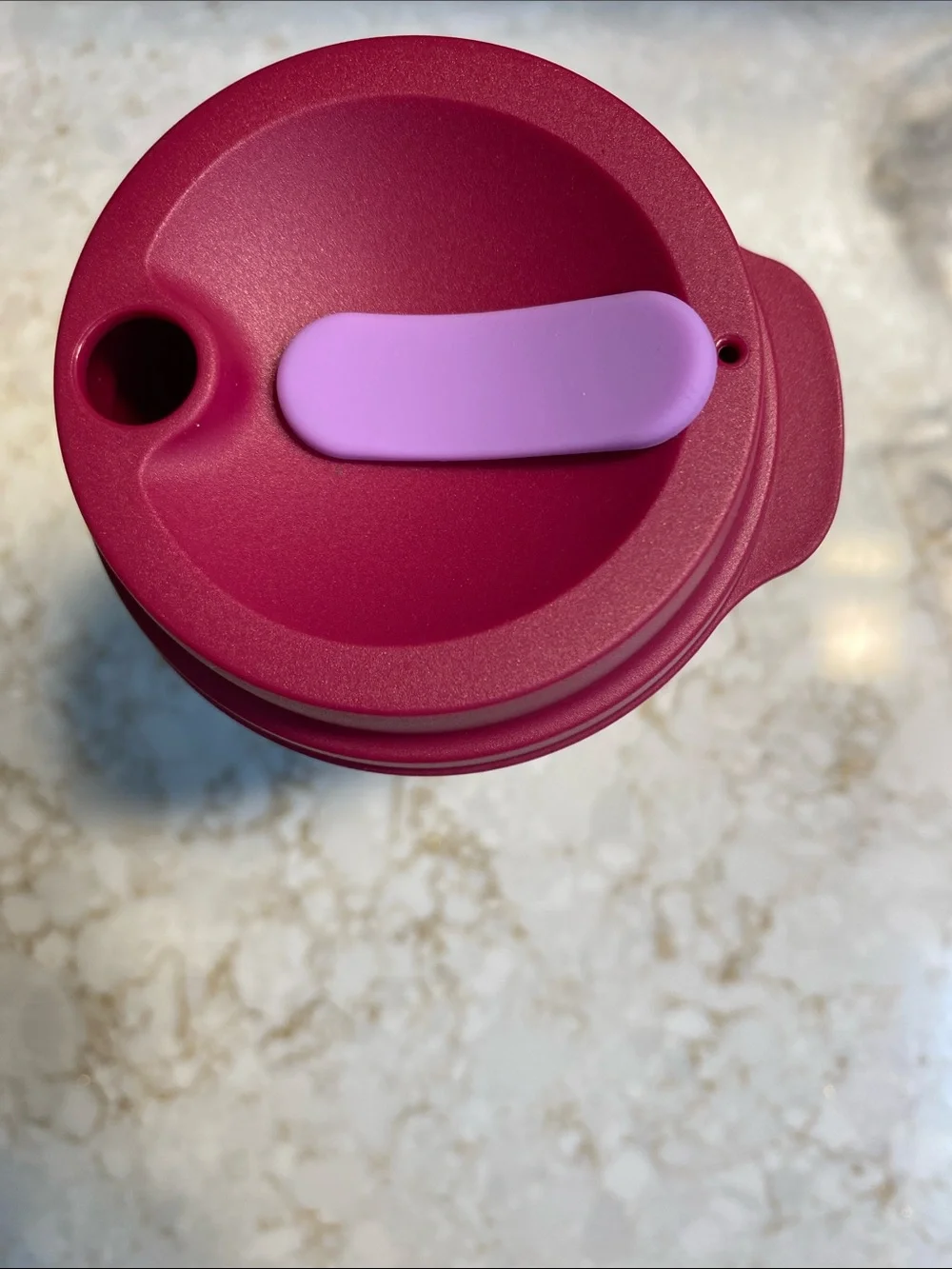 Tupperware Pink and Magenta Travel Tumbler